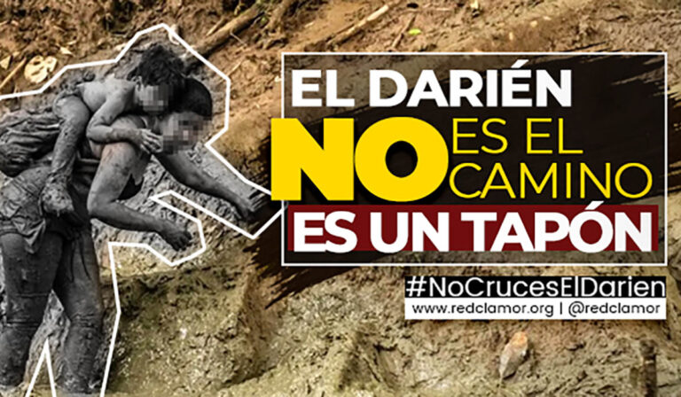 Red Clamor inicia la campaña “El Darién no es el camino, es un tapón”