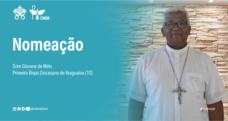 Creada la diócesis de Araguaína (Brasil) y nombrado su primer obispo, Mons. Giovane Pereira de Melo