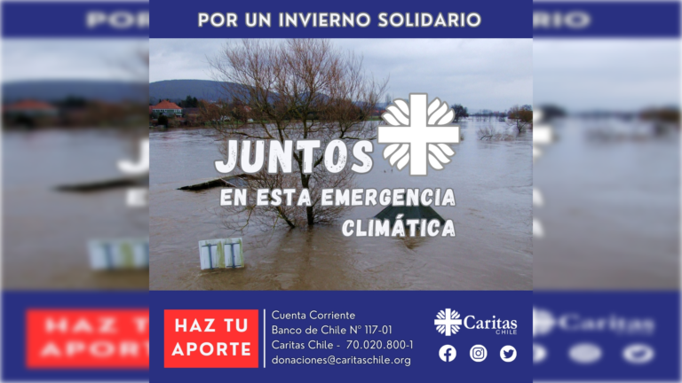 Solidaridad de la Iglesia chilena que lanza campaña de ayuda a las víctimas de inundaciones