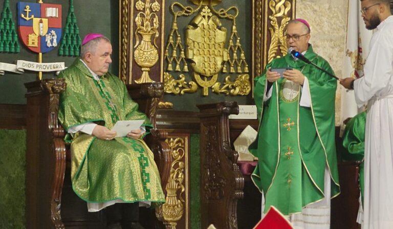 Obispos dominicanos reciben a monseñor Piergiorgio Bertoldi, nuevo nuncio en este país
