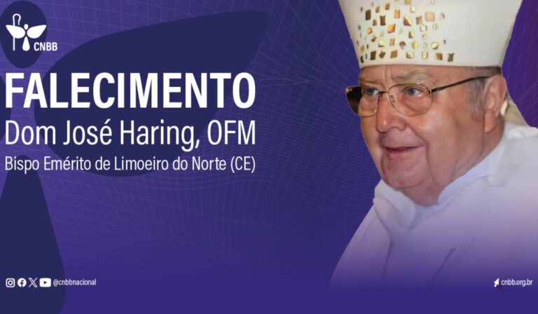 El Episcopado brasileño expresa su pesar por el fallecimiento de monseñor José Haring, obispo emérito de Limoeiro do Norte