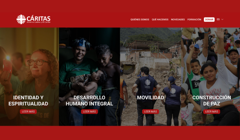 Cáritas Latinoamérica y el Caribe actualiza su página web