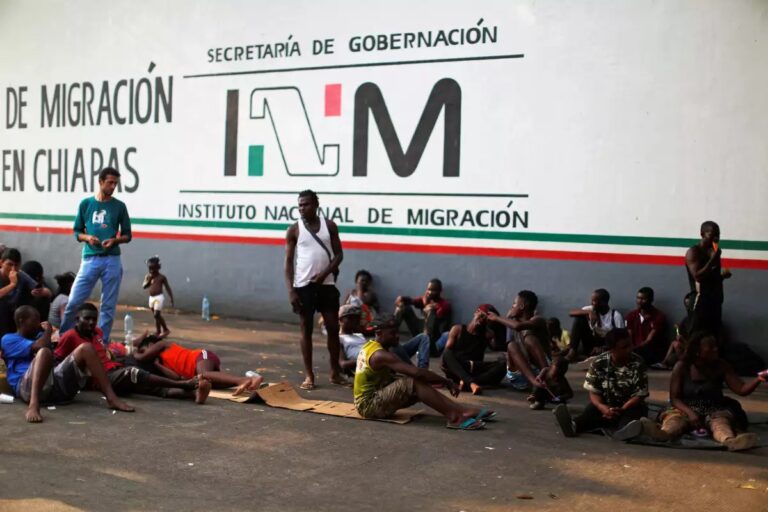 ¡No a la detención migratoria! claman organizaciones tras muerte de haitiano en Chiapas-México