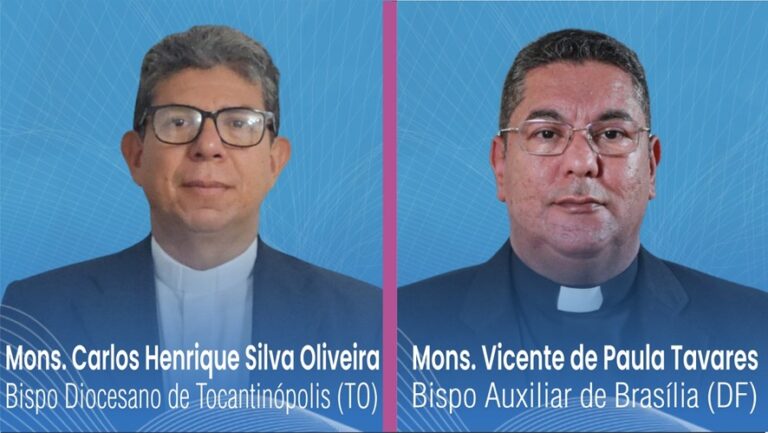 Nuevos obispos para Brasil: P. Vicente de Paula Tavares, auxiliar de Brasilia y P. Carlos Henrique Silva Oliveira, titular de Tocantinópolis
