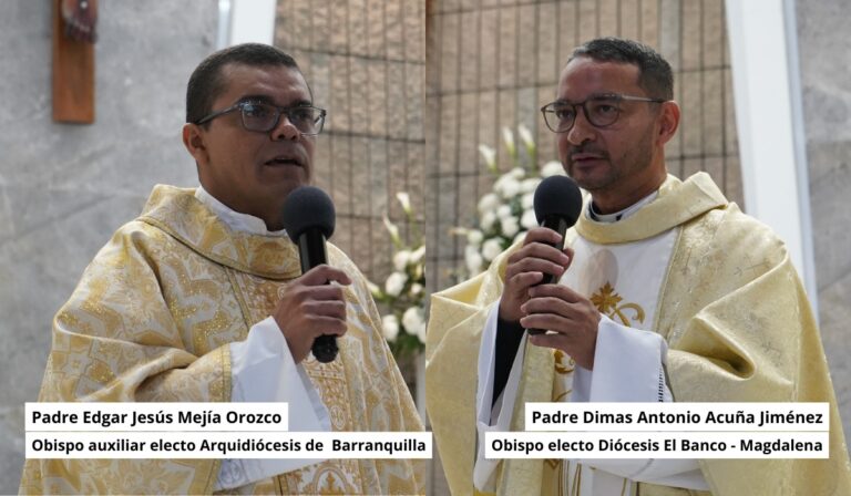 El Papa Francisco nombra dos nuevos obispos para Colombia
