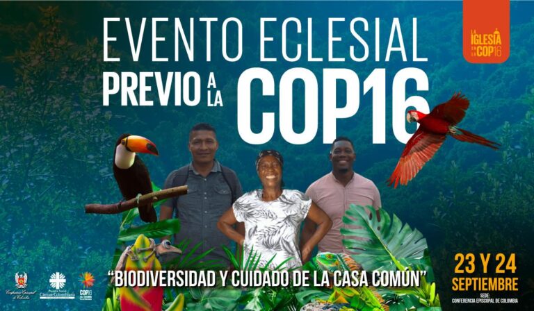 Iglesia colombiana comprometida con el cuidado de la Casa Común, presentará experiencias y preocupaciones en evento previo a la COP16