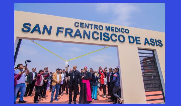 Perú-Trujillo: Nuncio apostólico y presidente Conferencia Episcopal inauguran primera etapa Centro Médico San Francisco de Asís