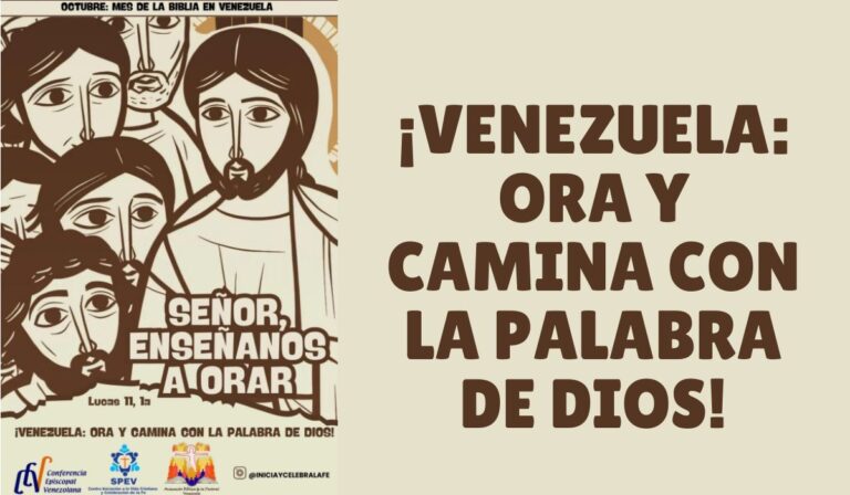 Venezuela celebra el Mes de la Biblia en octubre bajo el lema: “Ora y camina con la Palabra de Dios”