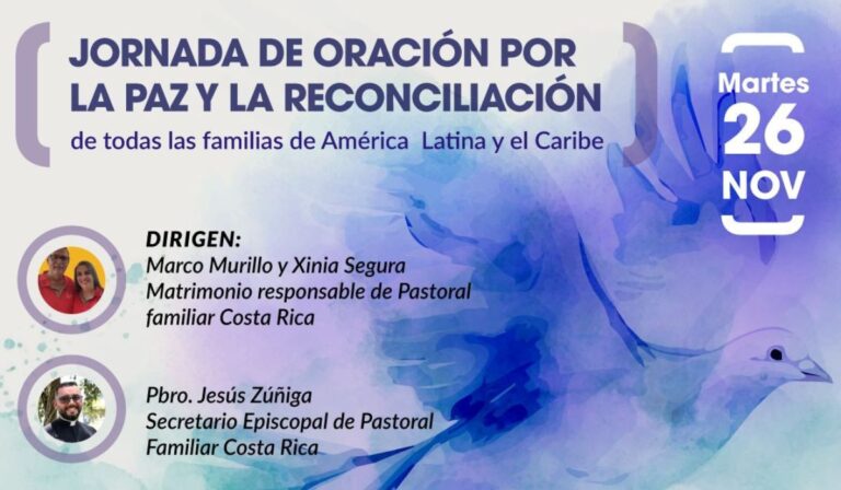 Jornada de Oración por la paz y reconciliación en las Familias de América Latina y el Caribe