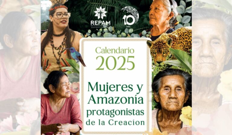 Calendario 2025: “Mujeres de la Amazonía, protagonistas de la creación”