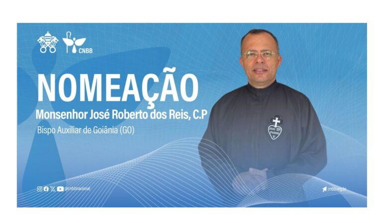 Nuevo obispo auxiliar para arquidiócesis de Goiânia, Brasil: monseñor José Roberto dos Reis, CP