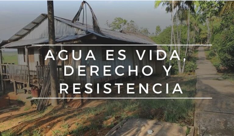 Red Eclesial Panamazónica lanza campaña en defensa del agua