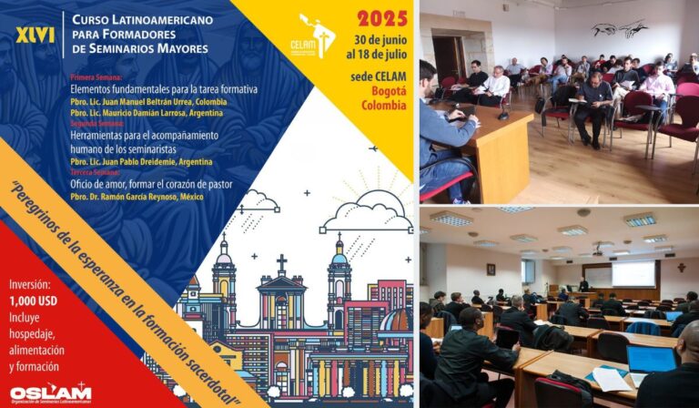 Celam y Oslam organizan formación presencial para renovar el corazón de los nuevos formadores sacerdotales latinoamericanos