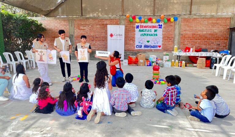 “Ángeles de Esperanza”: el programa de Cáritas del Perú que transforma la vida de niños en situación de abandono