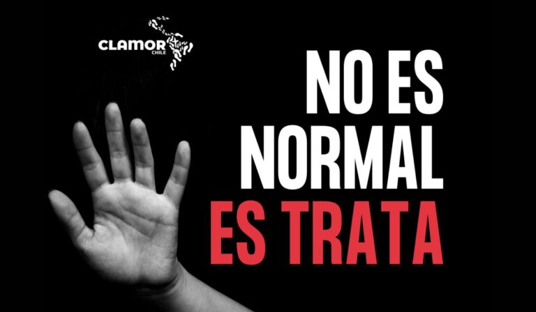 “No es normal, es trata”, Red Clamor Chile lanza campaña nacional contra la trata de personas