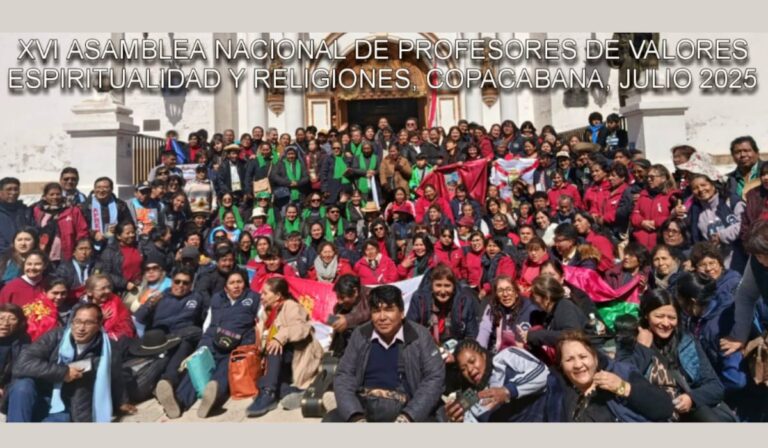 Bolivia: 16.ª Asamblea Nacional de Maestros de Valores, Espiritualidad y Religiones: “Educadores, Peregrinos de Esperanza”