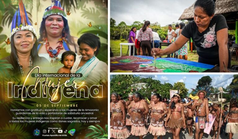 Vicariato Apostólico de Inírida en Colombia honra a las mujeres indígenas y pide justicia y dignidad