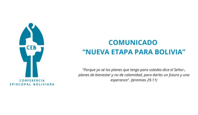 Bolivia inicia una nueva etapa: la Iglesia llama a la unidad y al compromiso cívico
