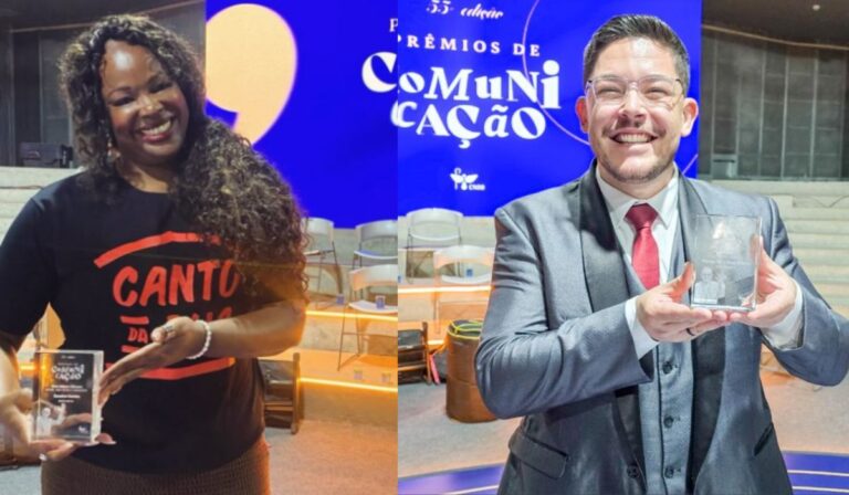 Reconocimientos a Janaina Santos y Marcus Tullius destacan en la ceremonia del Premio de Comunicación de la Conferencia Nacional de Obispos de Brasil