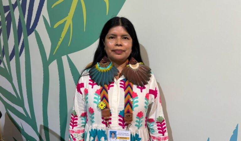 Patricia Gualinga a la COP30: “Piensen en las respuestas urgentes que requiere esta crisis climática”