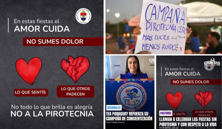 Paraguay: Iglesia y organizaciones promueven celebraciones de fin de año sin pirotecnia y cuidado de la vida