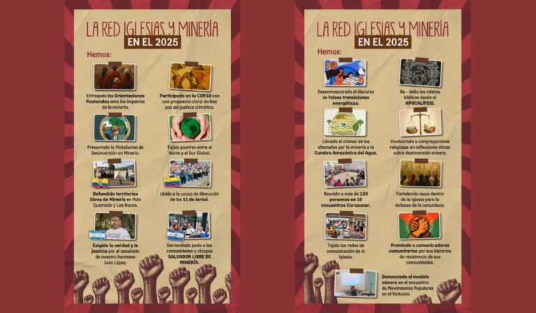 Minería, violencia y democracias en riesgo: un balance crítico del 2025 desde los territorios