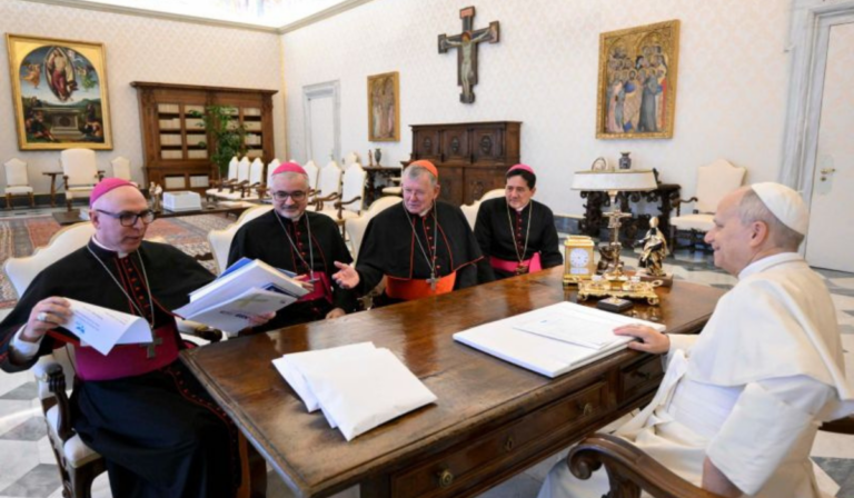 El Papa León XIV recibe a la presidencia de la Conferencia Nacional de Obispos de Brasil