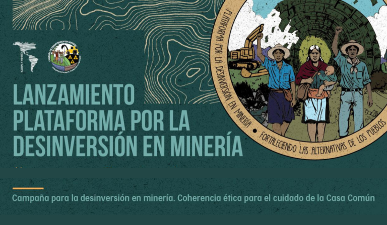 Red de Iglesias y Minería presentará plataforma global para la desinversión en minería con foco en la justicia climática