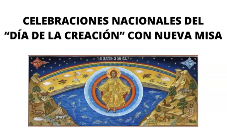 Tomás Insua anima a las conferencias episcopales a adoptar la misa por la creación