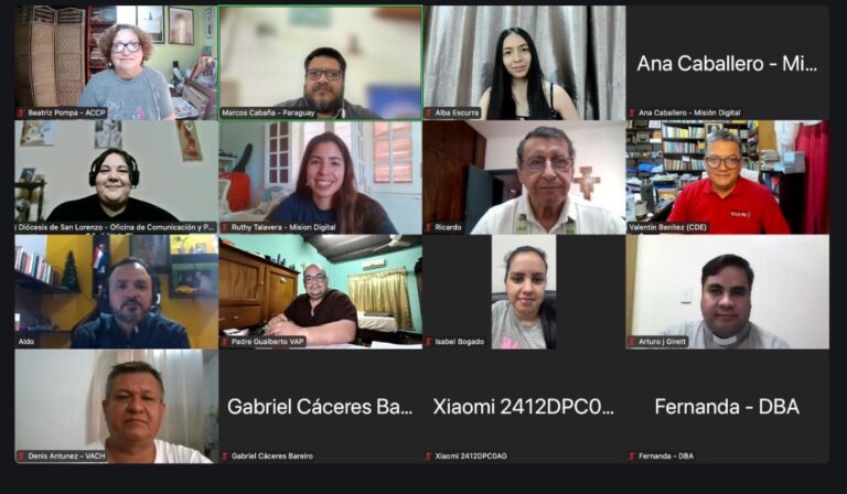 Pastoral de comunicación en Paraguay redefine su acción en encuentro virtual nacional