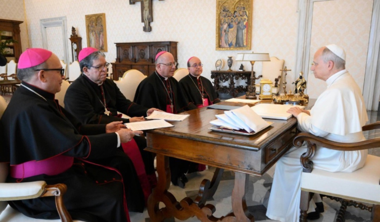 El Papa León XIV recibe a la Presidencia del Episcopado venezolano en audiencia privada